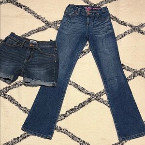 Girls Size 12S with Adjustable Waist Tabs The Children's Place Bootcut Old Navy